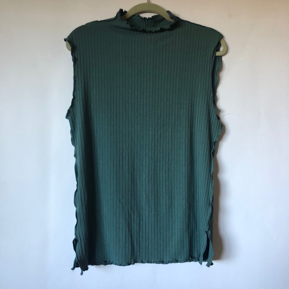 FREE PEOPLE sea-foam green sleeveless NWOT sz L!